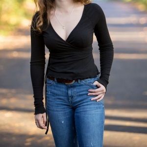 Free People Wrap Top